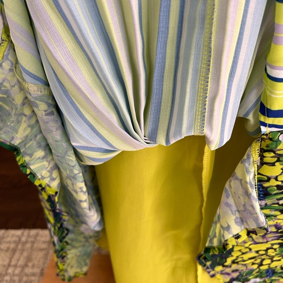 Lola Casademunt Colorful Pleated Maxi Skirt. European size 42/US 6 - Picture 5 of 9